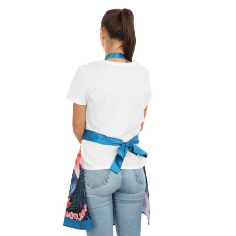 Nitly Paradise Blue - Fartuch Sukienka - prezent Dzień Kobiet Dzień Matki