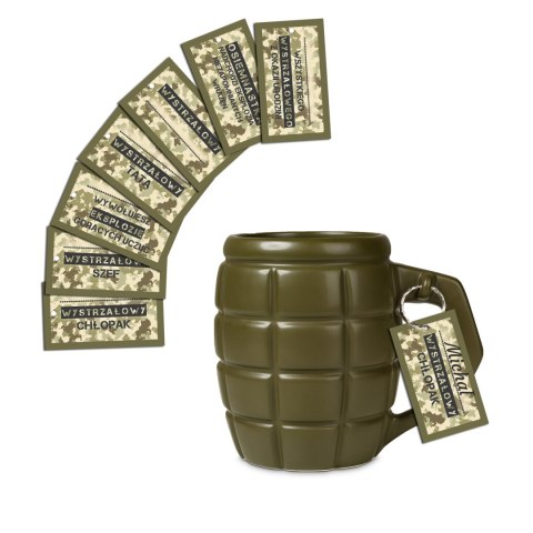 Gigantyczny Kubek Granat Zielony dla chłopaka męża