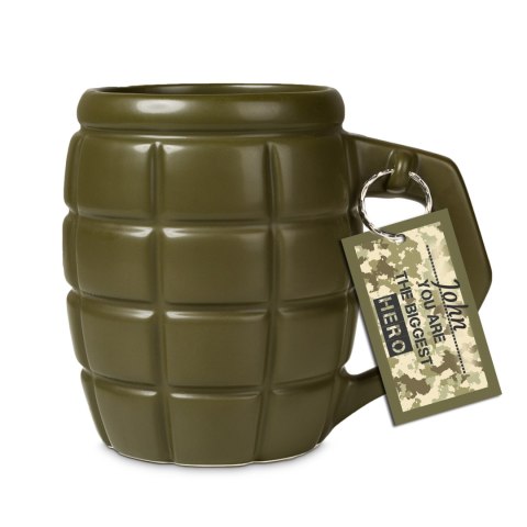 Gigantyczny Kubek Granat Zielony dla chłopaka męża