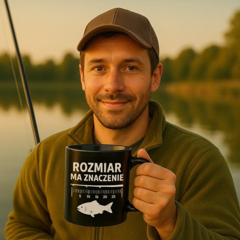 Gigantyczny Kubek Wędkarza - Rozmiar ma znaczenie - Prezent dla wędkarza