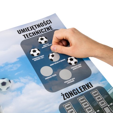 Mata treningowa do piłki Sprintigo ProMat XXL 180x120 i Zdrapka Piłkarza