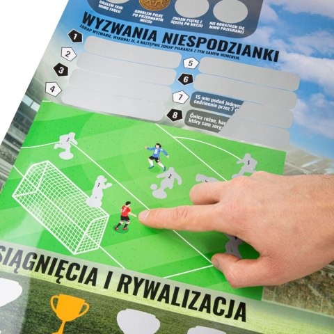 Mata treningowa do piłki Sprintigo ProMat XXL 180x120 i Zdrapka Piłkarza