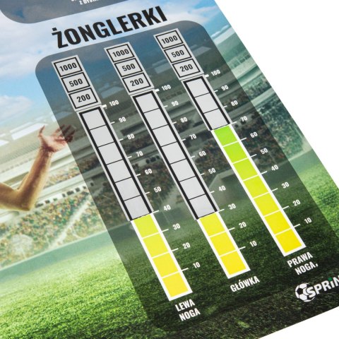 Mata treningowa do piłki Sprintigo ProMat XXL 180x120 i Zdrapka Piłkarza