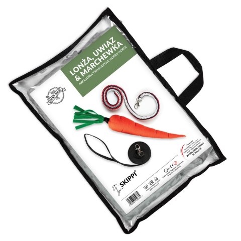 Uwiąz lonża i marchewka Skippi - Hobby Horse - zestaw prezentowy XL