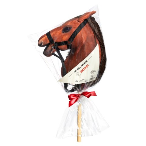 Zestaw Skippi - Hobby Horse Bursztyn i przeszkoda do skakania 135 cm
